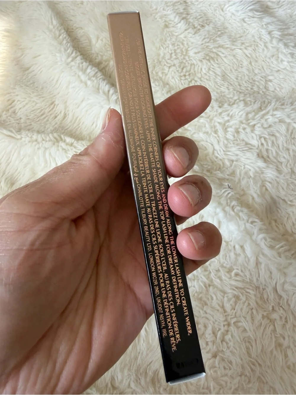 Charlotte Tilbury Dual-Ended Metallic Eye Pencil in Rose Gold & Copper